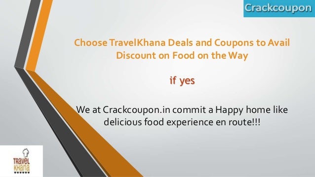 Deals a coupons for food and travel