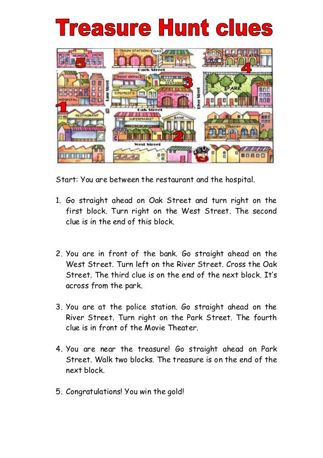 treasure hunt clues treasure hunt clues