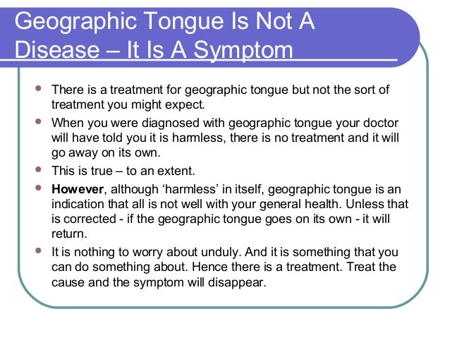 Treatment For Geographic Tongue Treatment For Geographic Tongue