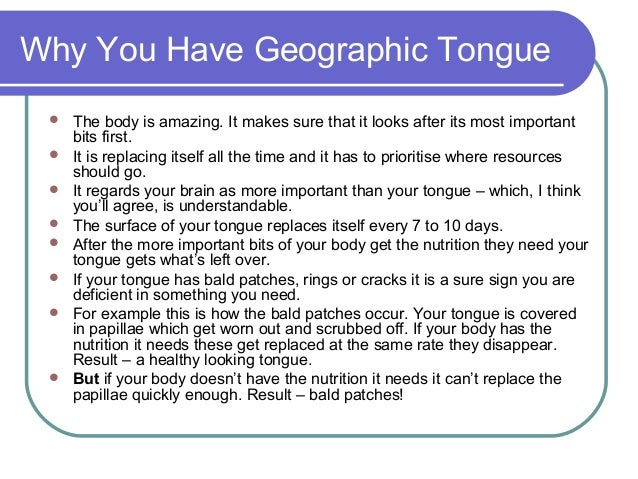 geographic tongue cause #10