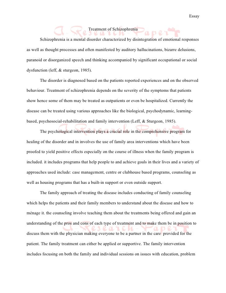schizophrenia introduction essay Schizophrenia essays: over 180,000 schizophrenia essays, schizophrenia term papers, schizophrenia research paper, book reports 184 990 essays, term and research. schizophrenia introduction essay Schizophrenia essays: over 180,000 schizophrenia essays, schizophrenia term papers, schizophrenia research paper, book reports 184 990 essays, term and research.