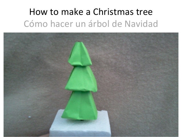 how to make a christmas tree origami como hacer un how to make a christmas tree origami como hacer un