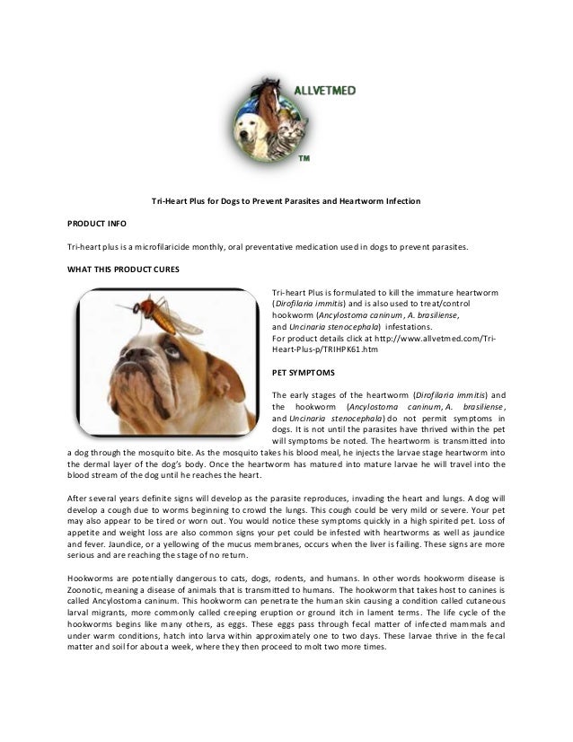 tri plus for dogs tri plus for dogs to prevent parasites and heartworm infection tri plus for dogs tri plus for dogs to prevent parasites and heartworm infection