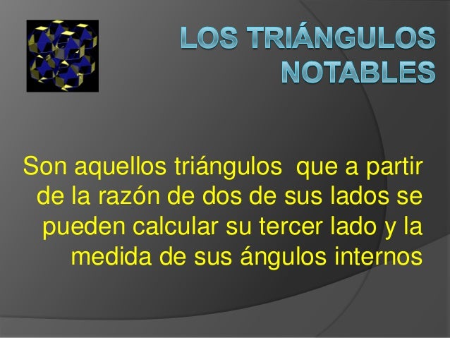 Triangulos Notables