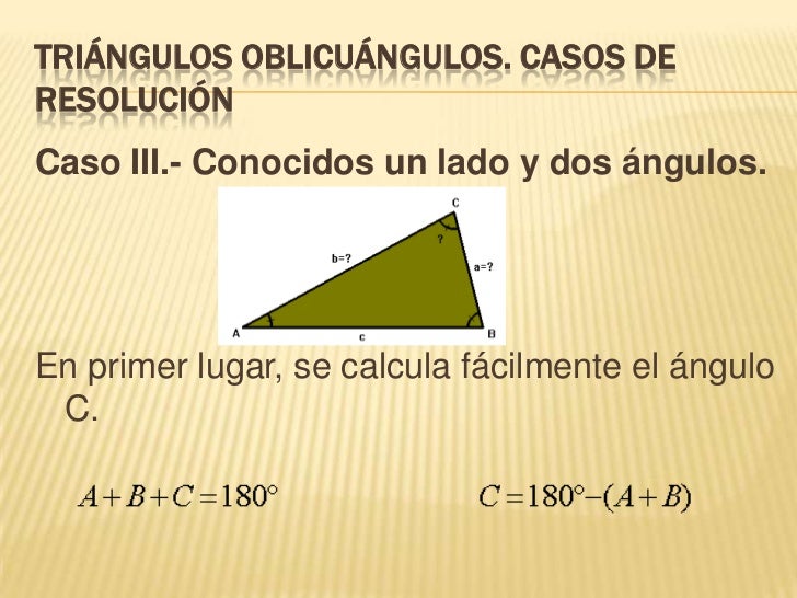 TriáNgulos OblicuáNgulos