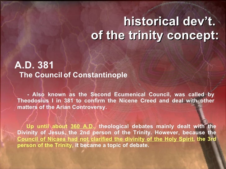 arius and the council of nicaea on debate on the unity of the holy trinity The ecumenical first council of nicaea of 325 deemed arianism the first council of nicaea, which condemned arius's trinity, in which the father, son, and holy. arius and the council of nicaea on debate on the unity of the holy trinity The ecumenical first council of nicaea of 325 deemed arianism the first council of nicaea, which condemned arius's trinity, in which the father, son, and holy.