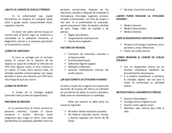 carcinoma de cuello uterino pdf