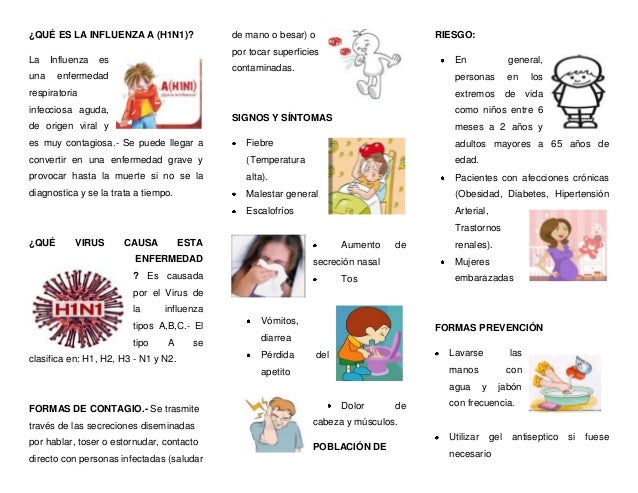 Triptico de influenza Triptico de influenza