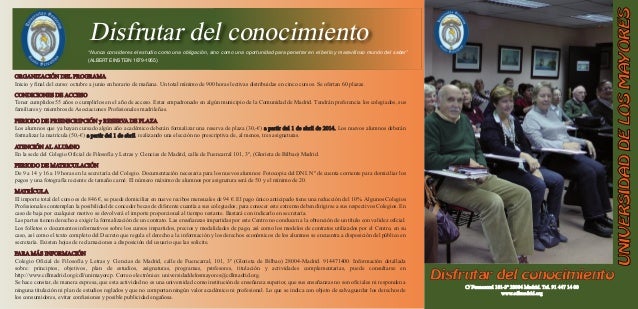UNIVERSIDAD DE MAYORES MADRID universidad de mayores madrid: