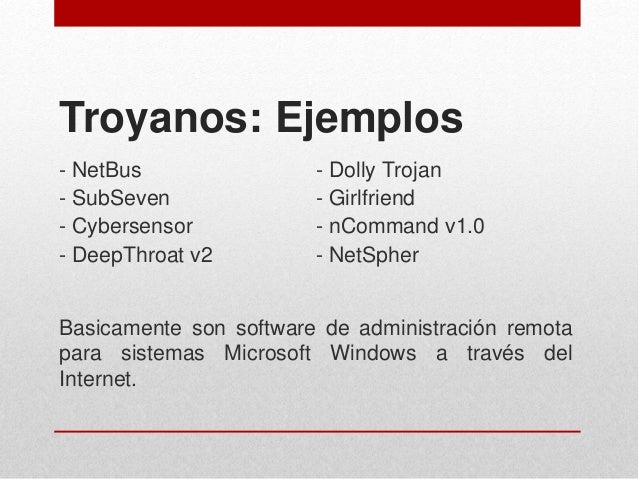 Resultado de imagen para virus troyano ejemplos