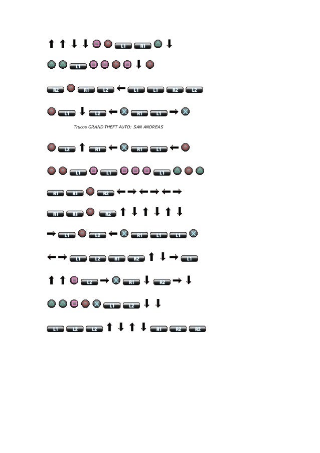 Trucos juego gta san andres para ps2