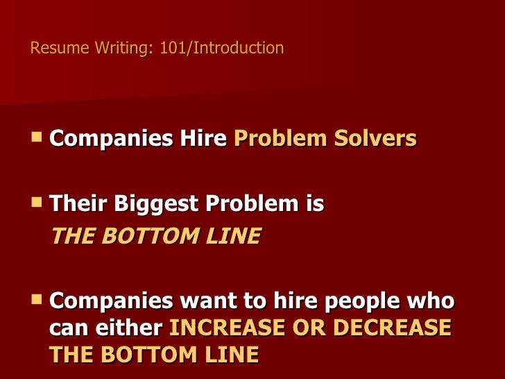 resume writing orange county