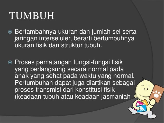Proses Tumbuh Kembang Bayi