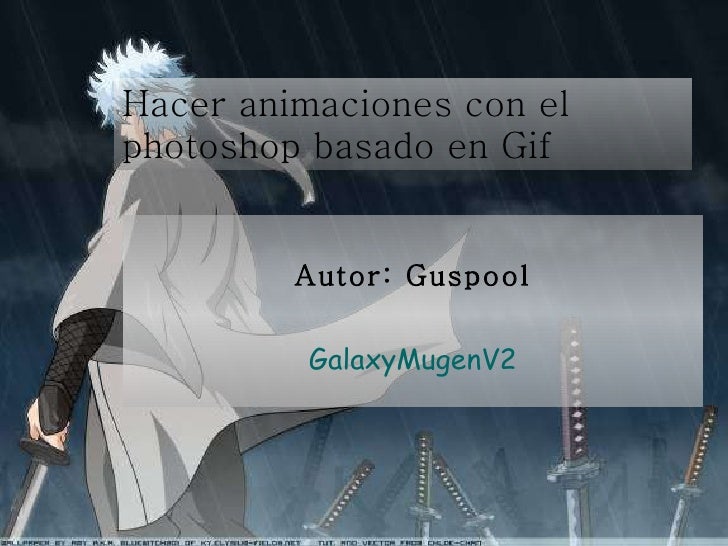 HACER ANIMACIONES CON PHOTOSHOP hacer animaciones con photoshop: