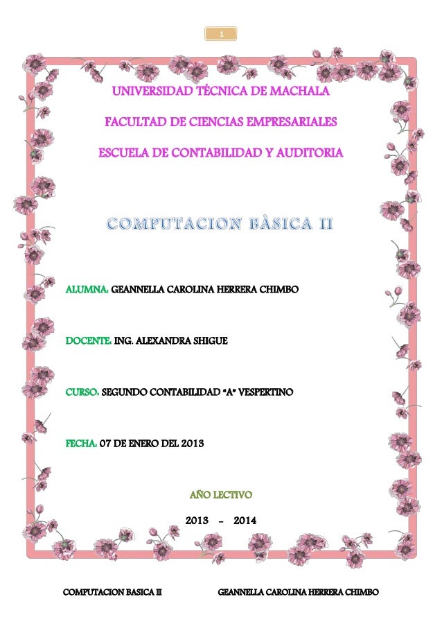 Tutorial De Computacion Basica Tutorial De Computacion Basica