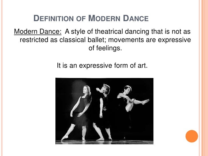 Twentieth Century Modern Dance