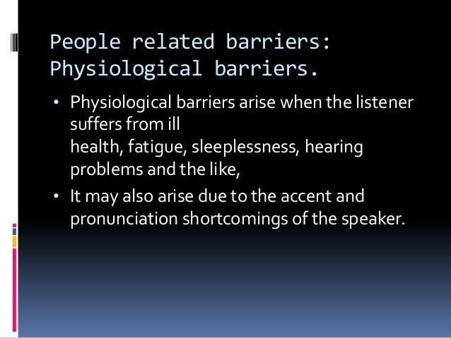 Types and barriers to listening