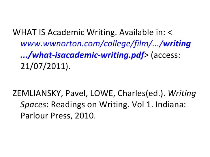 Types of essay writing