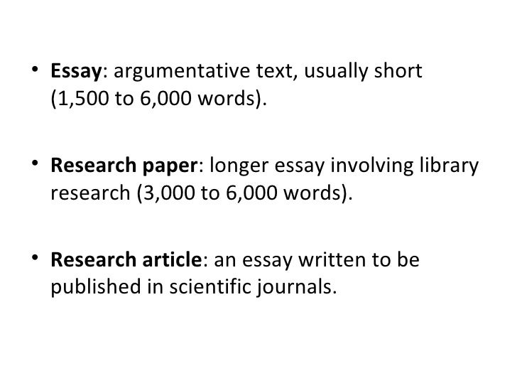 3 types of essay writing