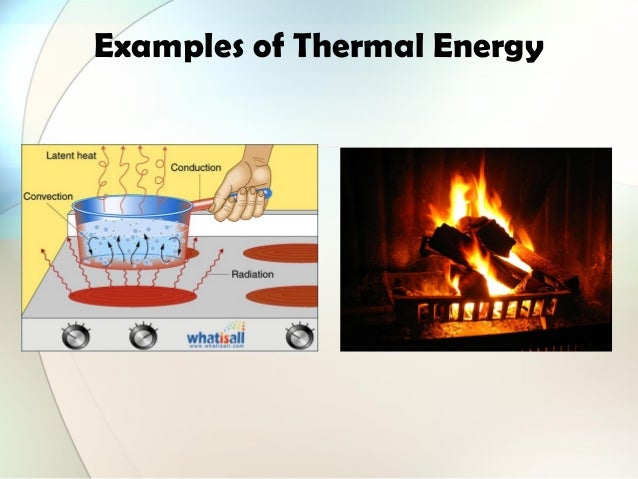 Gallery For Examples Of Thermal Energy