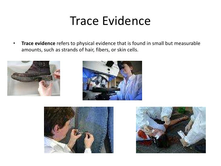 Types of evidence and observations presentation