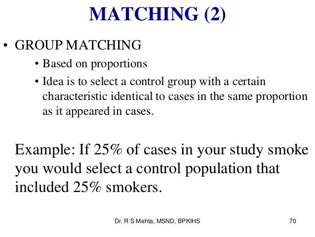 matched case control study analysis matched case control study analysis