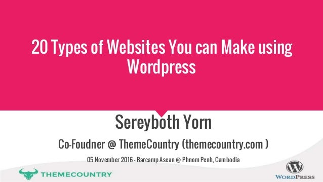 20 types of websites you can make using wordpress 20 types of websites you can make using wordpress