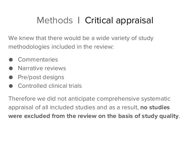 Systematic review of supported education literature