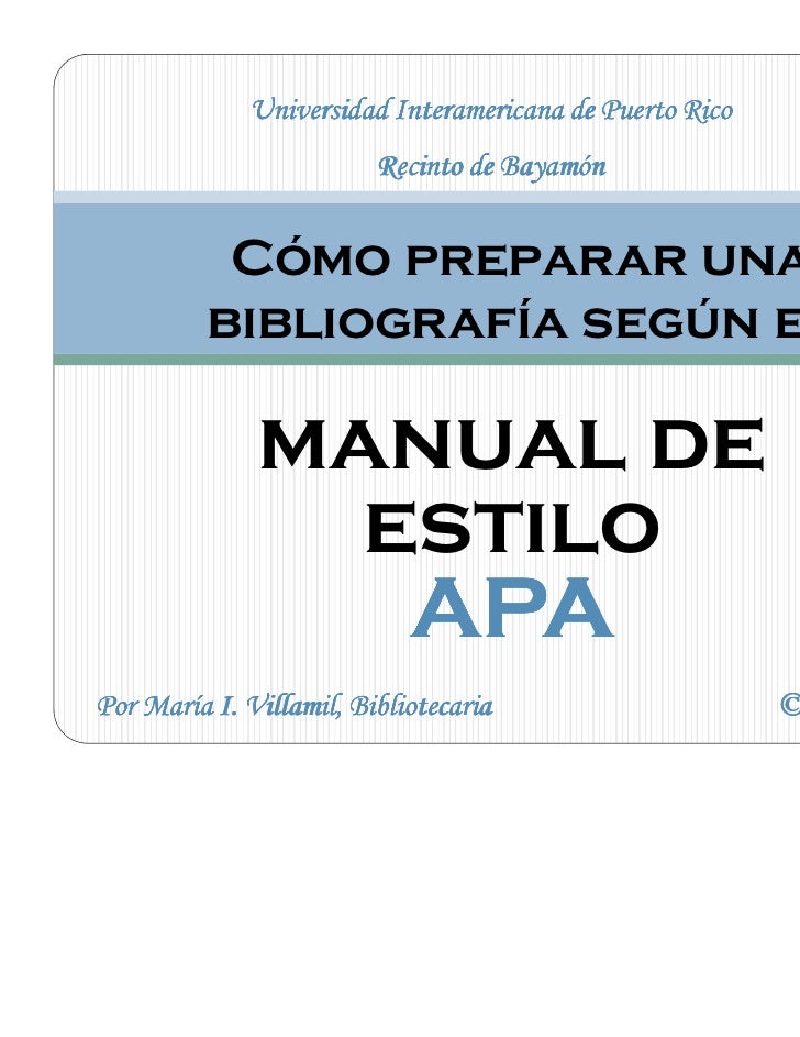 apa sexta edicion