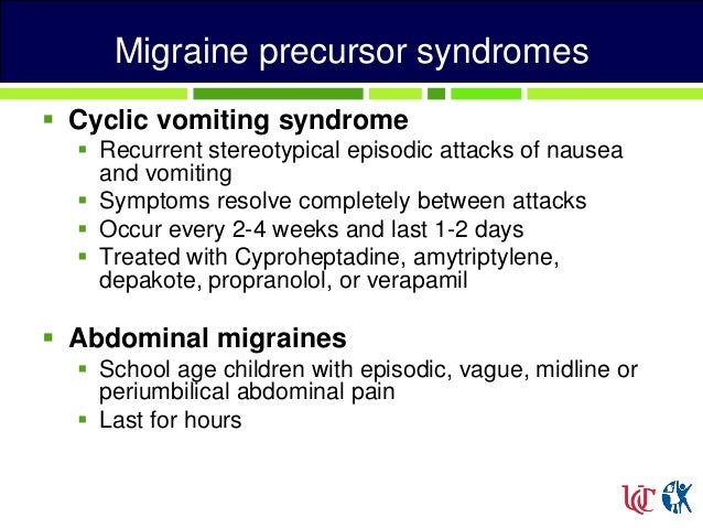 Cyproheptadine And Abdominal Migraines