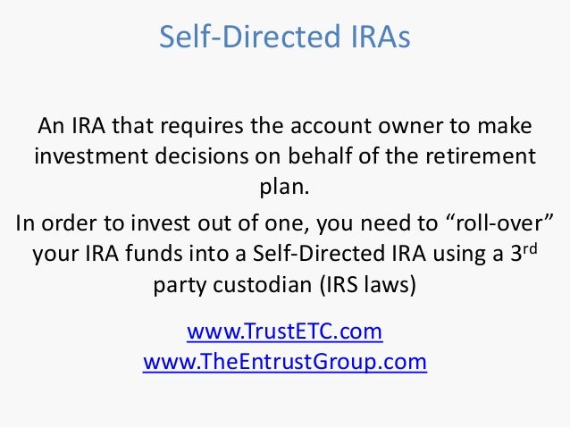 Self directed ira stock options