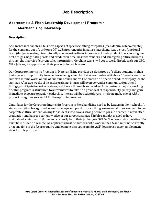 undergraduate student cover letter example abercrombie