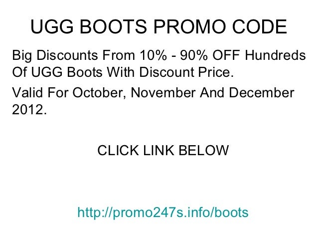ugg coupon code october 2013