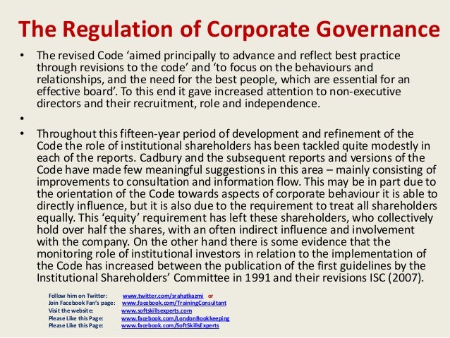 Implementation Of A Corporate Governance Plan Essay Research Paper Implementation Of A Corporate Governance Plan Essay