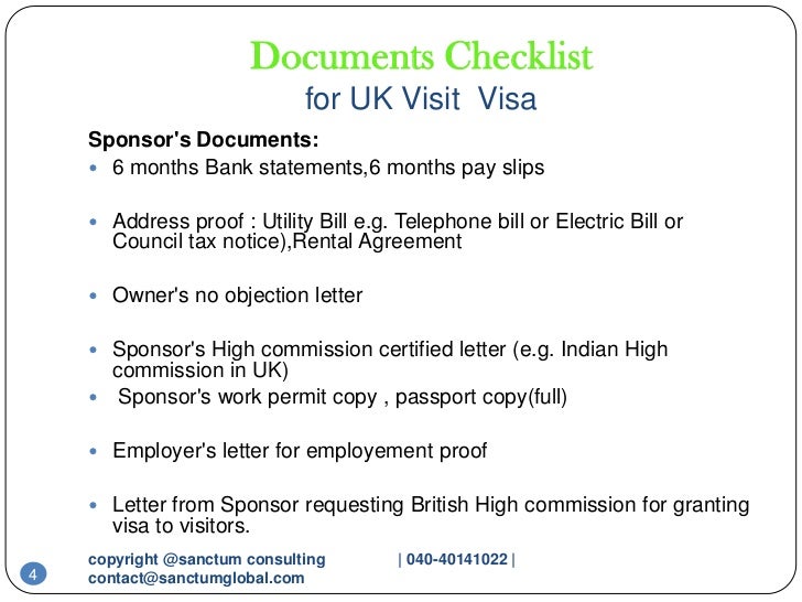 ... 4. Documents Checklist for UK Visit Visa ... Checklist Form Uk Visa Checklist Form Uk Visa ... 4. Documents Checklist for UK Visit Visa ...