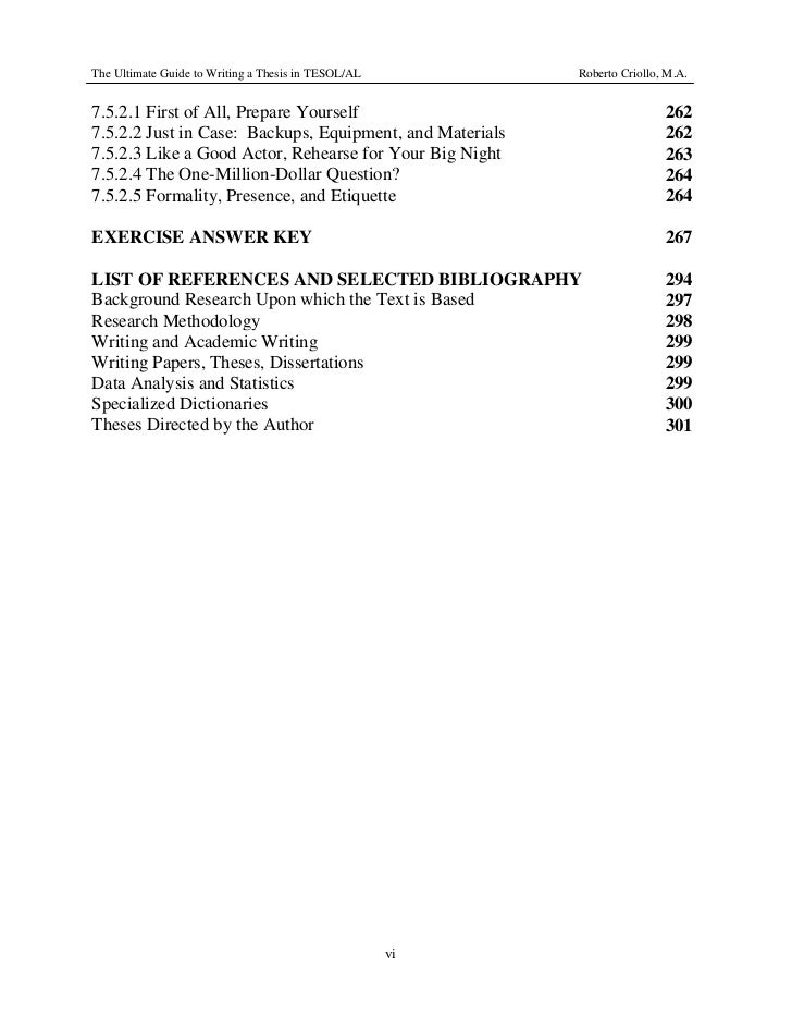 thesis on tesol
