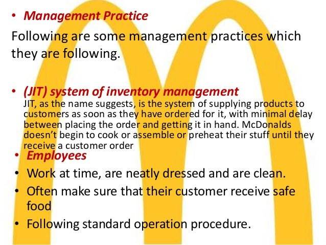 mcdonalds inventory system summary Mcdonald’s australia franchising overview cleanliness and value and the mcdonald’s system of franchising which inventory control. mcdonalds inventory system summary Mcdonald’s australia franchising overview cleanliness and value and the mcdonald’s system of franchising which inventory control.