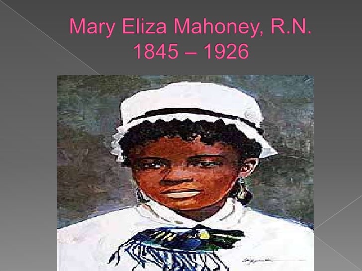 mary eliza mahoney family