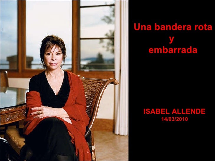 Isabel Allende. Una bandera rota y embarrada book cover