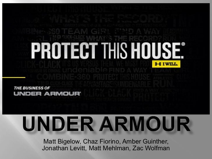 Cheap write my essay under armour -- industry analysis
