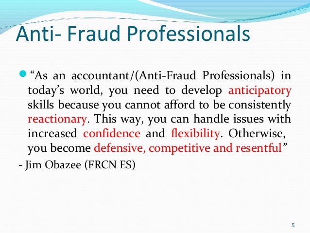 Accounting essay forensic