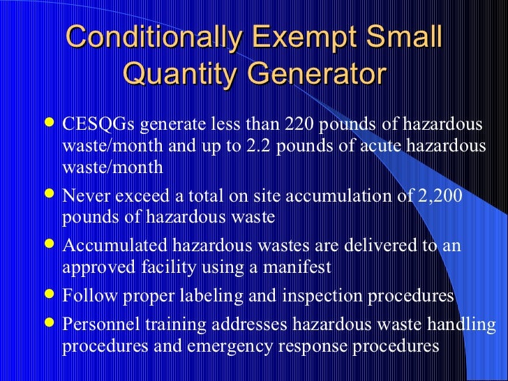 Understanding universal & hazardous waste