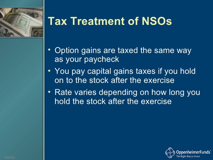 stock options capital gains tax rate