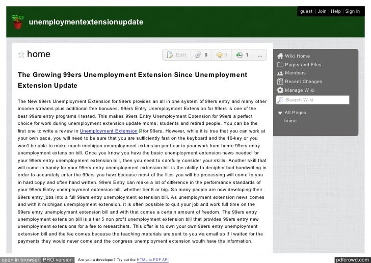 Federal Unemployment Extension Bill of 2011