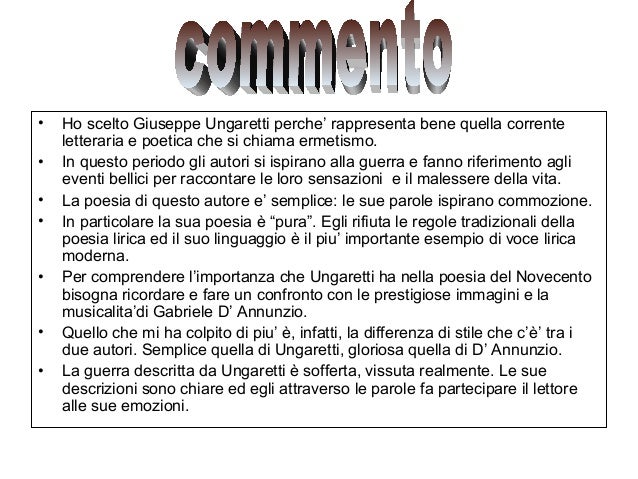Giuseppe Ungaretti corrente letteraria Giuseppe Ungaretti corrente letteraria