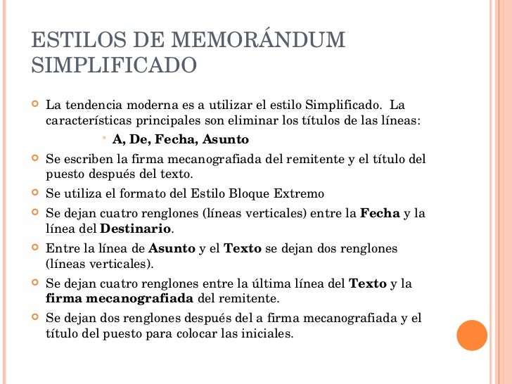 Unidad De Memorandum