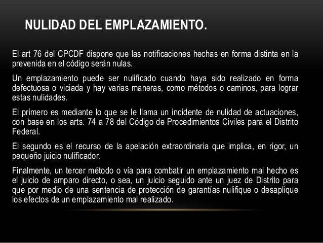 Unidad 5. Emplazamiento y sus Efectos.