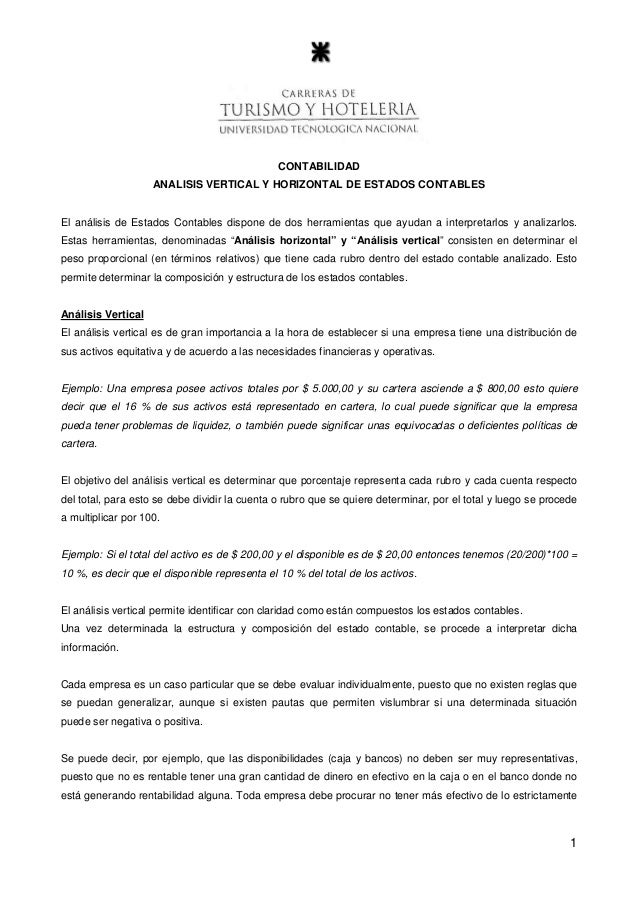 ESTADOS CONTABLES estados contables: