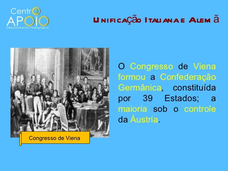 História Unificação Da Itália e Alemanha Ví…