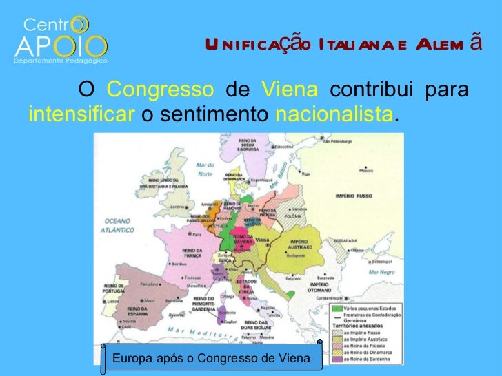 História Unificação Da Itália e Alemanha Ví…